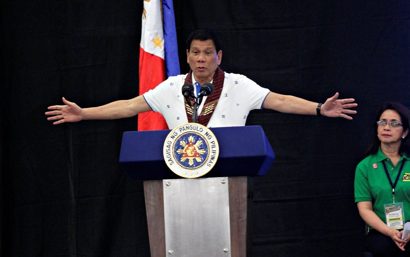 Prezydent Filipin Rodrigo Duterte