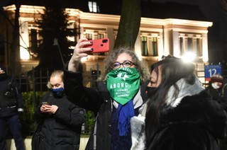 Strajk Kobiet pod TK. Rzecznik KSP:  Widzieliśmy osoby, które chciały protestować, nie walczyć z policją