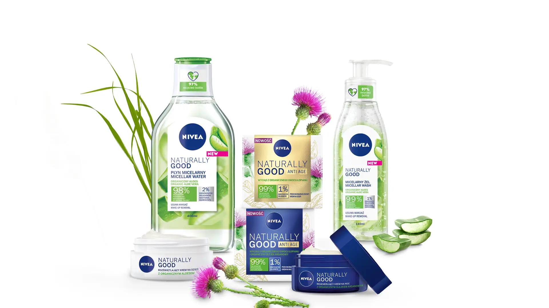 Nowa linia NIVEA NATURALLY GOOD - 100% transparentności dla naturalnie pięknej i zdrowej skóry