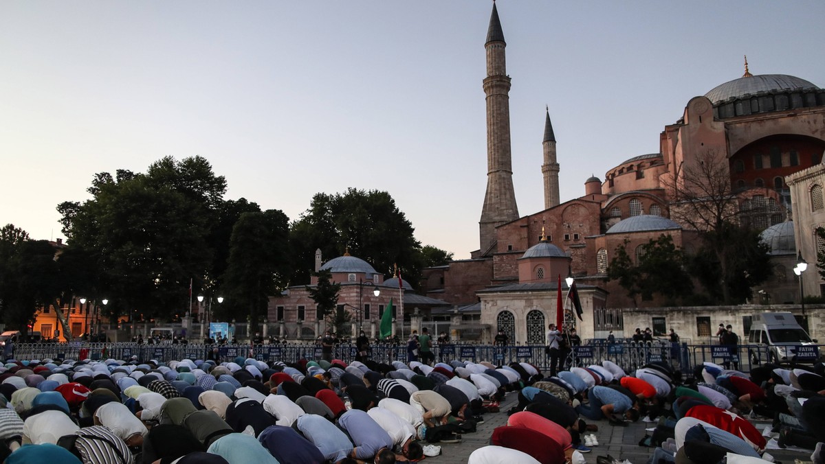 Hagia Sophia Stambuł Erdgoan Turcja