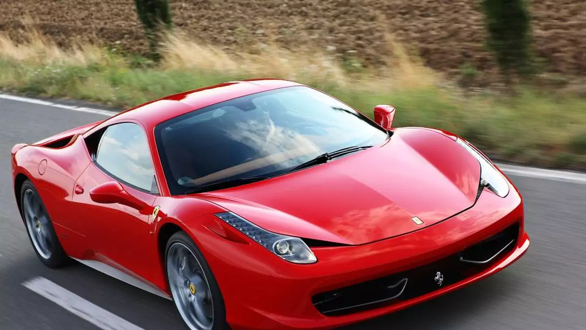 Ferrari: klej przyczyną pożarów 458 Italia!