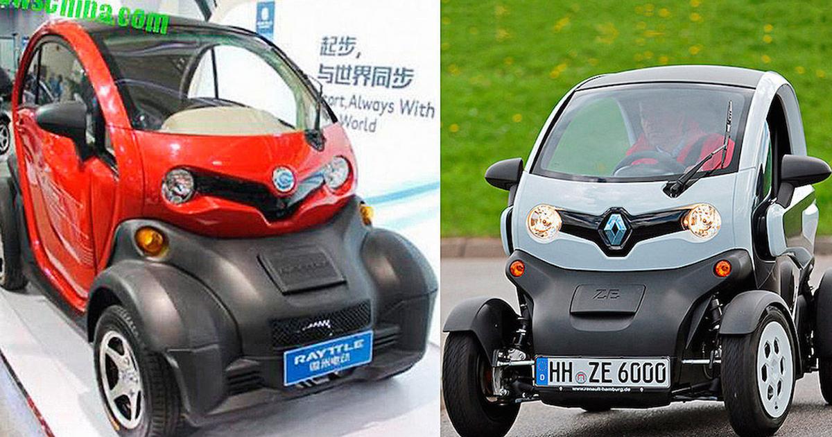 Kopia Renault Twizy z Chin