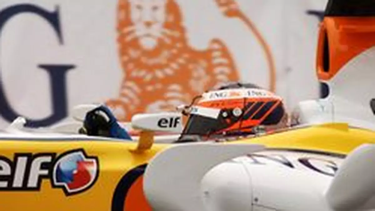 ING Renault F1 Team na pokazie mody w Mediolanie