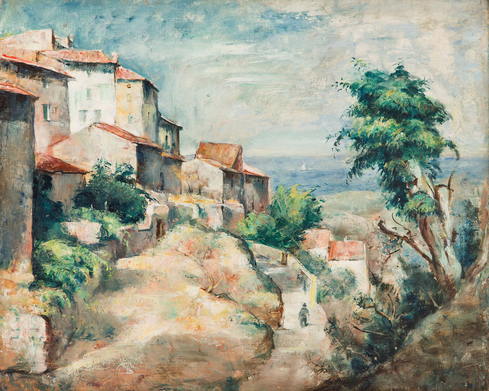 Roman Kramsztyk, "Pejzaż z Collioure" (1934)