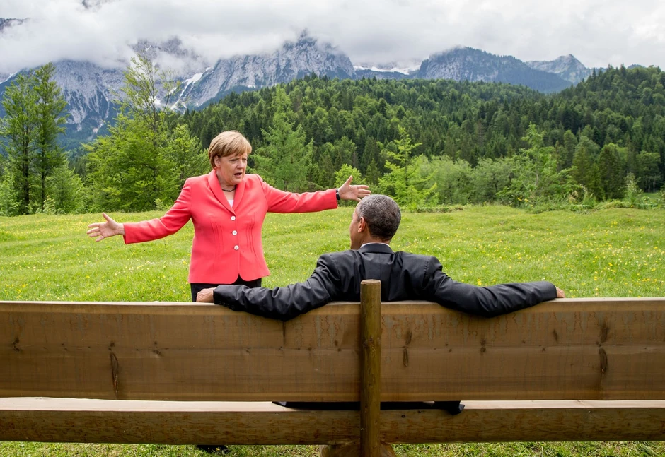 Angela Merkel, Barak Obama