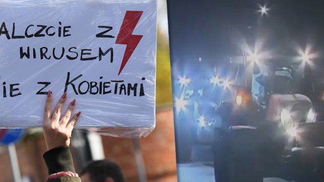 Protesty w obronie praw kobiet odbywają się w całej Polsce