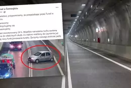 Kierowcy nie przejęli się kamerami. Niebezpieczne manewry w tunelu pod Świną [WIDEO]