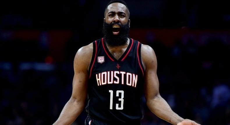 James Harden (pictured) exploded for 38 points as the Houston Rockets jolted LeBron James and the Cleveland Cavaliers with a 117-112 victory, at Toyota Center in Houston, Texas, on March 12, 2017