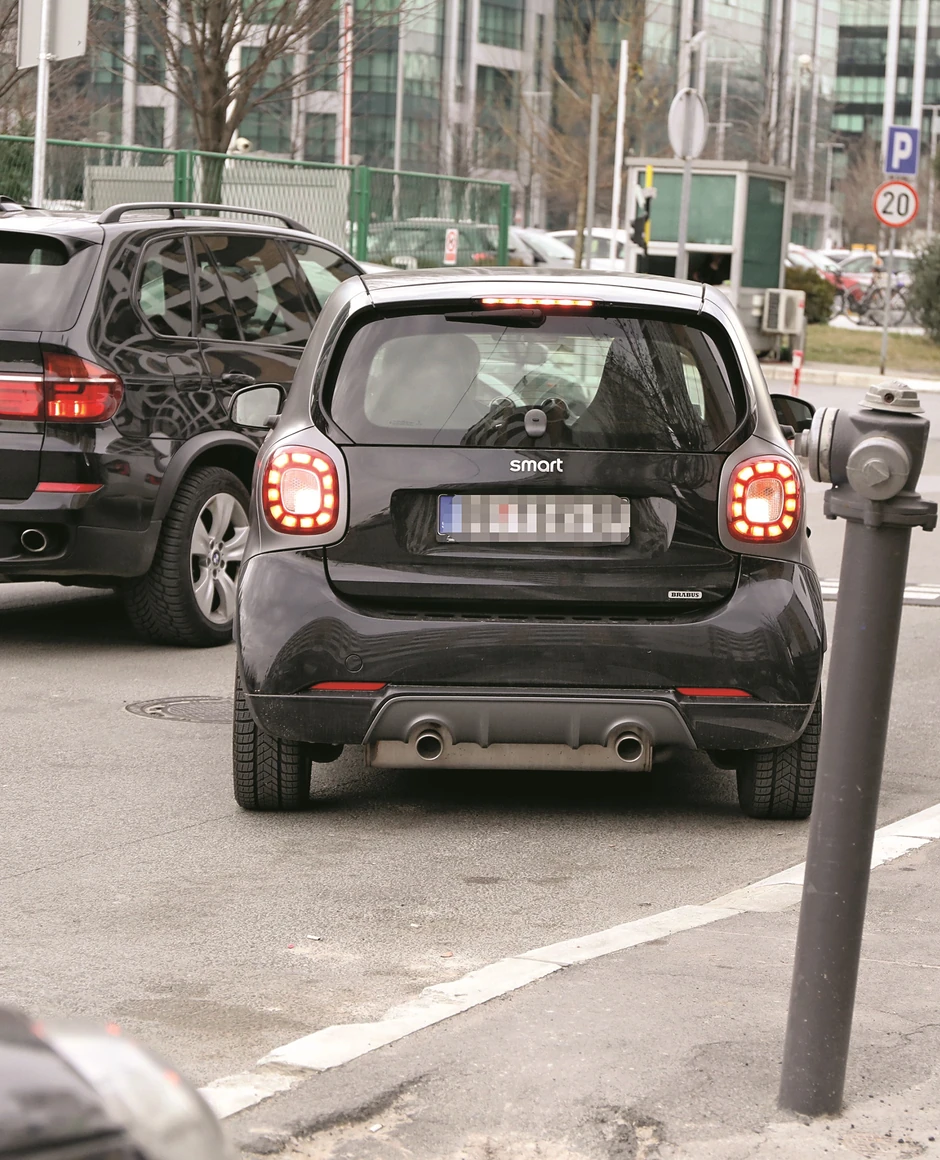 Suzana Jovanović, supruga Saše Popovića i parking