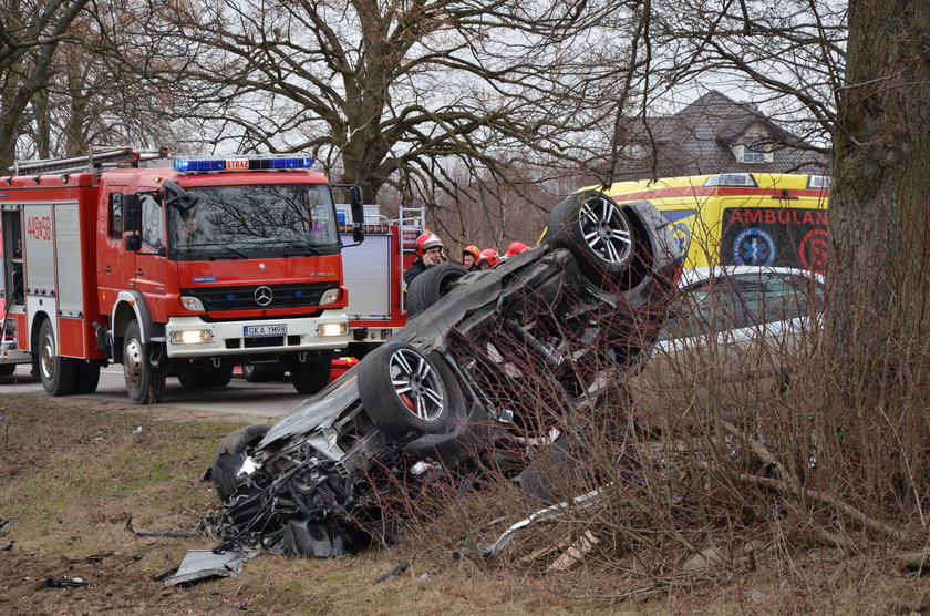 Śmiertelny wypadek pod Przodkowem