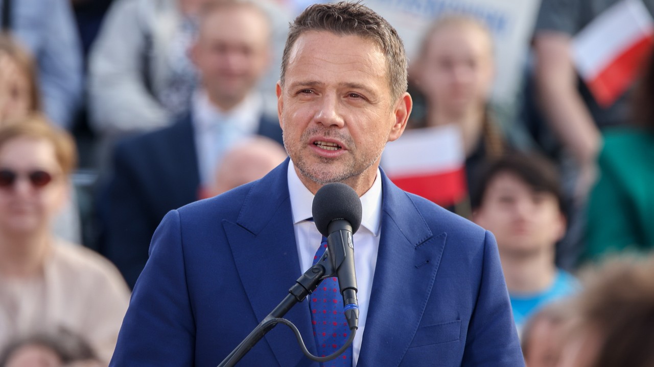 Rafał Trzaskowski o incydencie z debaty w Końskich. "Walka na gadżety"