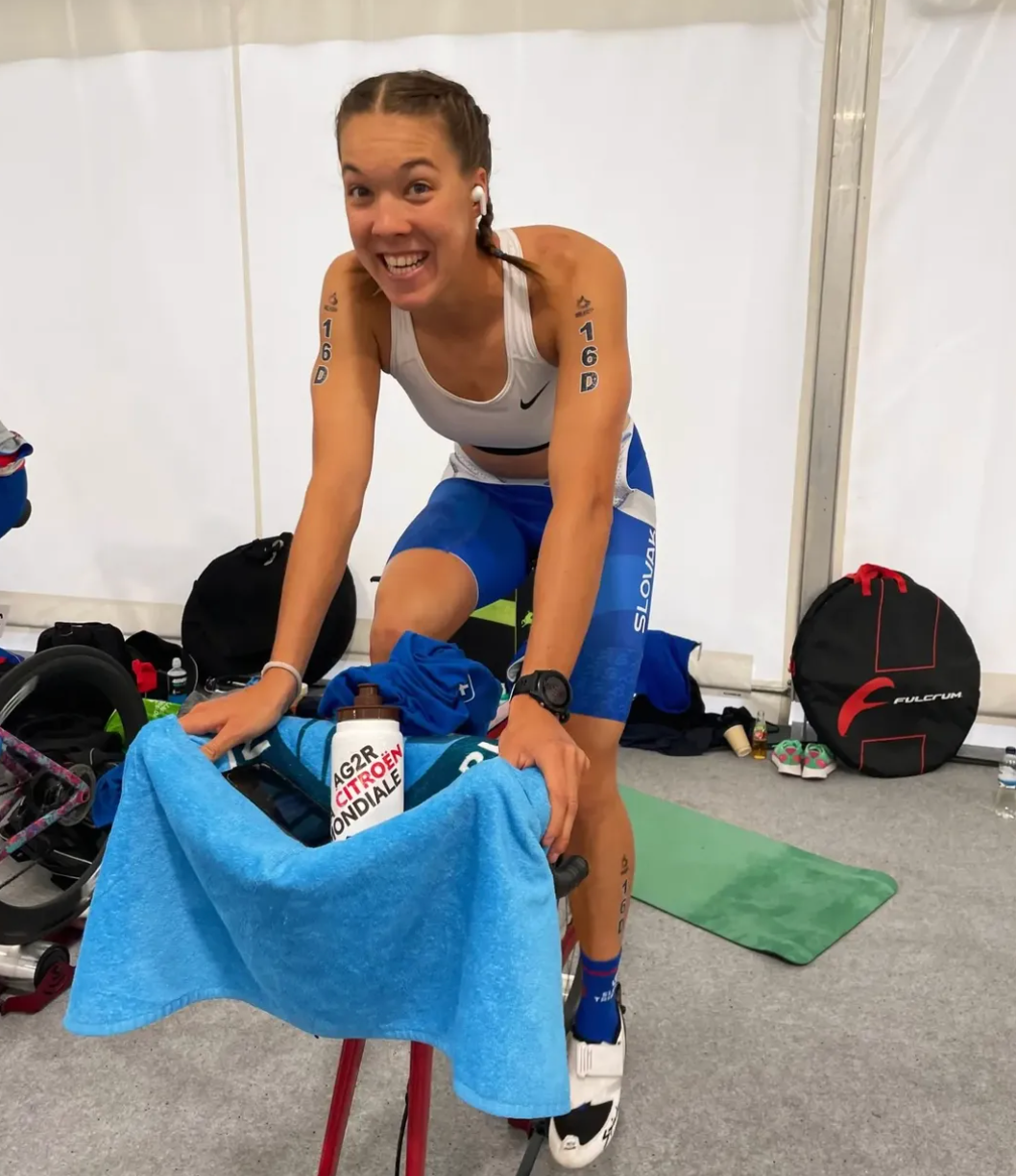 Slovenská triatlonistka Zuzana Michaličková.