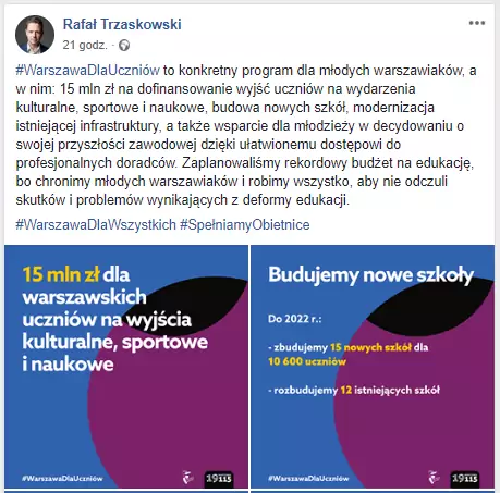Facebook.com/Rafal.Trzaskowski/