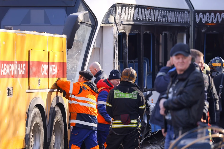 Sudar tramvaja u Moskvi