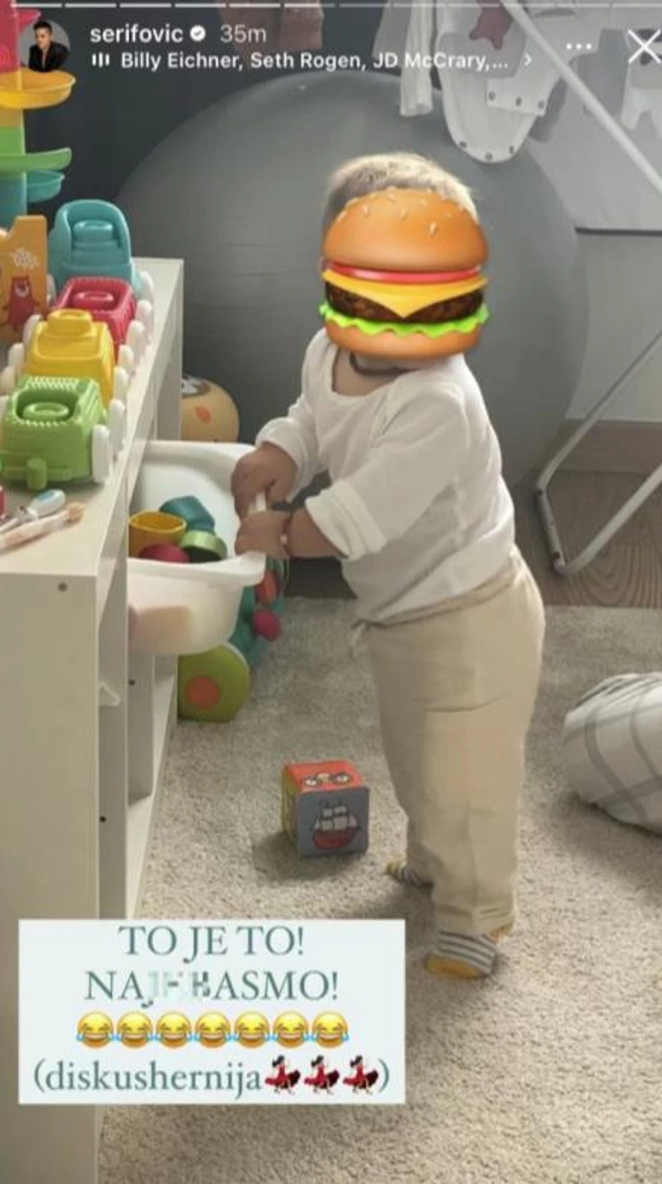 Sin Marije Šerifović prohodao