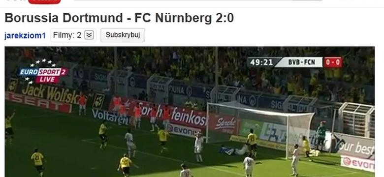Gol Lewandowskiego. Borussia wygrywa
