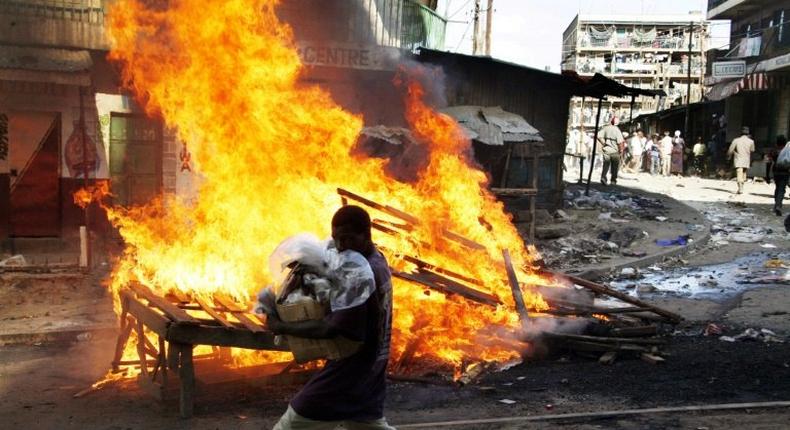 A disputed election in Kenya in 2007 led to the deaths of more than1,100 people