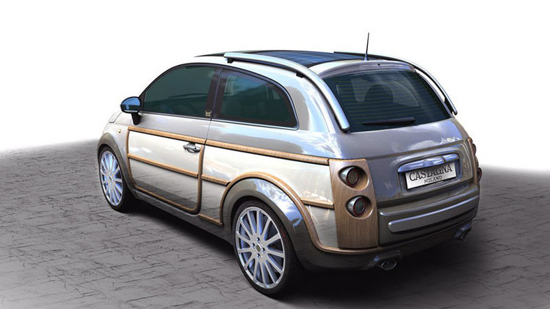 Fiat 500 WoodyWagon: drewniane nadwozie z Carozzeria Castagna