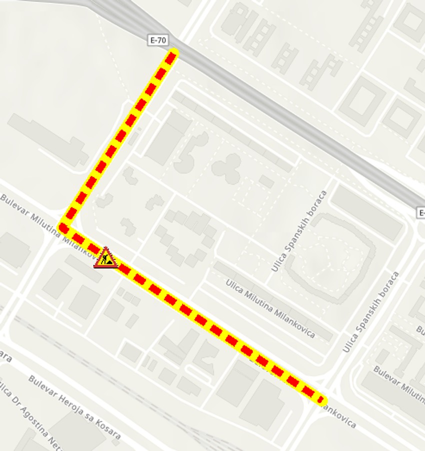 Radovi Bulevar Milutina Milankovića