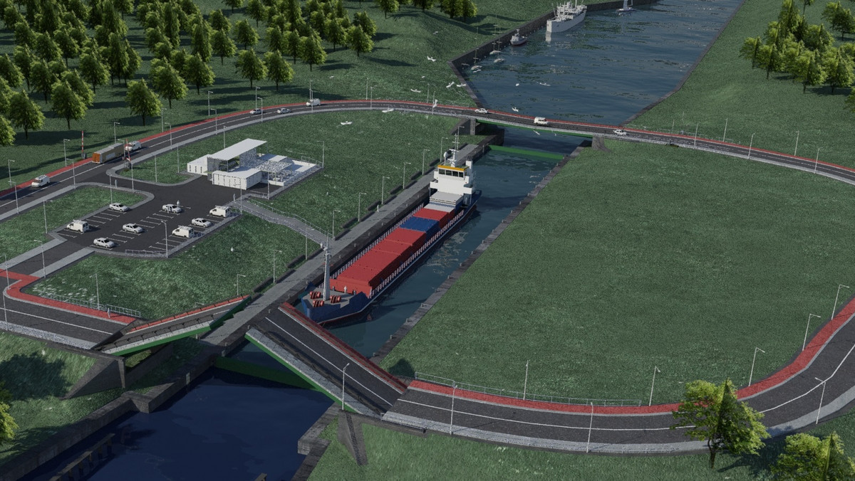 Plan budowy kanału żeglugowego na Mierzei Wiślanej
