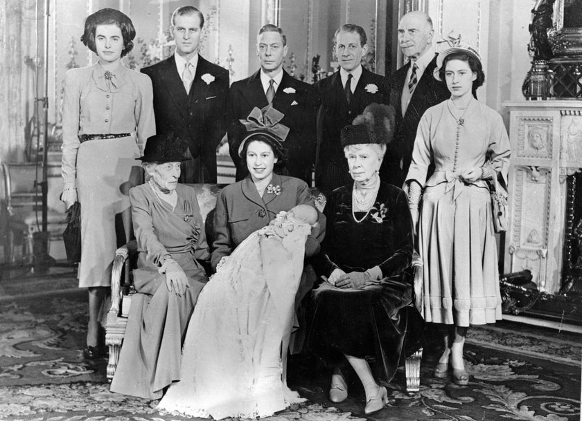 Rodzina królewska na zdjęciu z 1948 roku