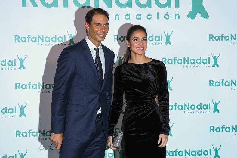 Rafael Nadal z żoną (zdjęcie z listopada 2021 r.)