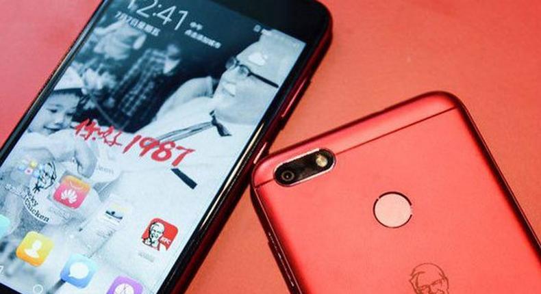 Special Edition KFC phone by Huawei. 
