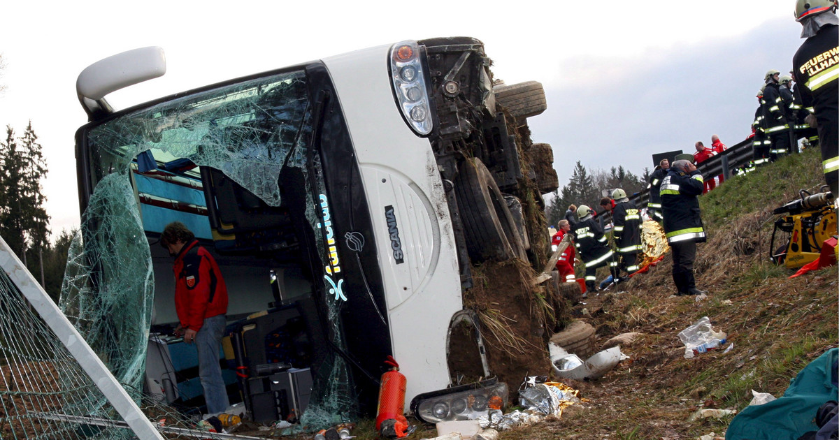Wypadek polskiego autokaru w Austrii Wiadomości
