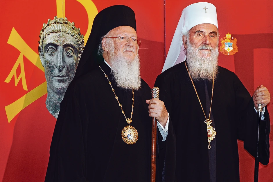 Vaseljenski i srpski patrijarsi Vartolomej i Irinej
