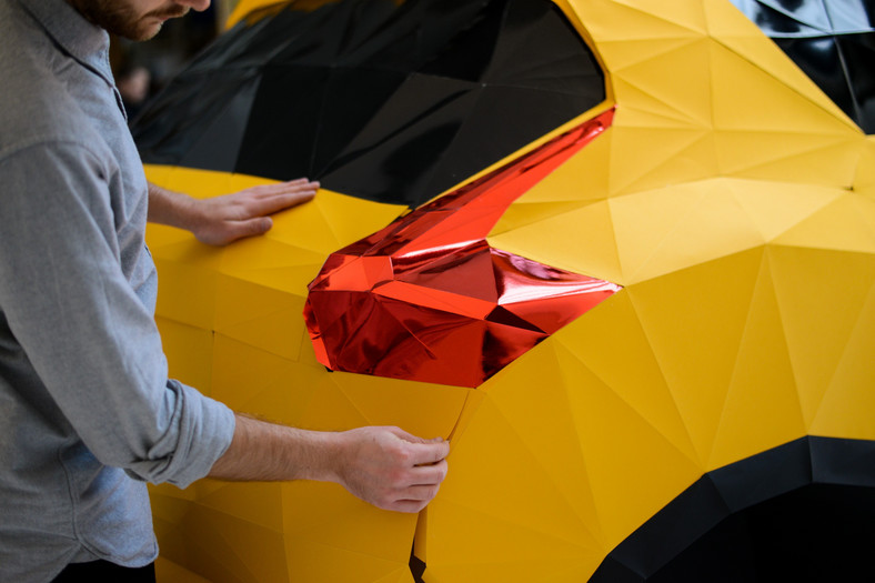 Nissan Juke Origami auto z papieru