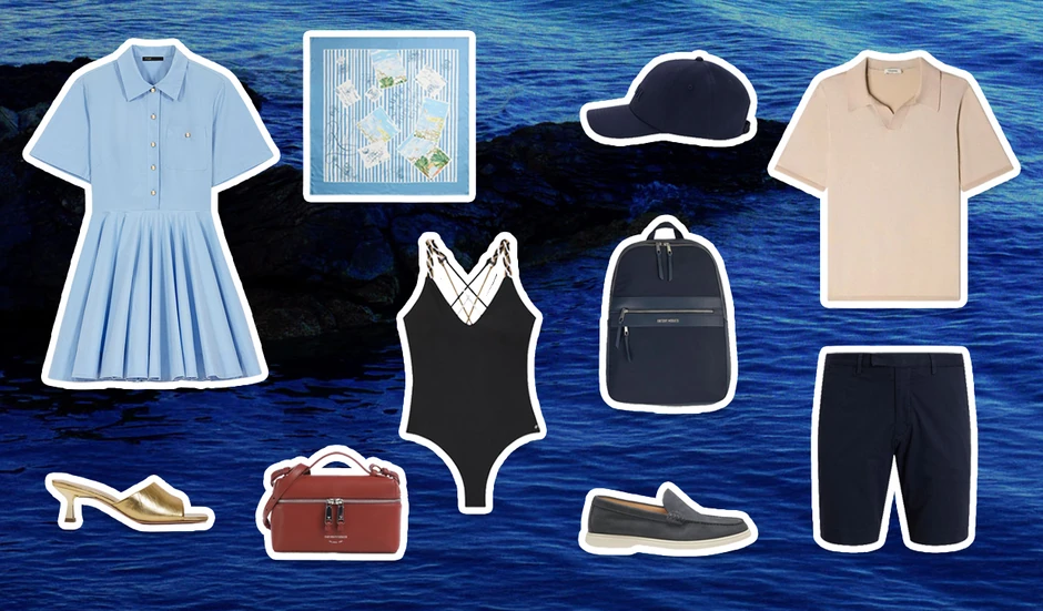 Ženska marama | Ralph Lauren online kolekcija; Mini haljina | Maje online kolekcija; Ženske papuče | Sandro online kolekcija; Ženski kupaći kostim | BOSS online kolekcija; Ženska torbica | Emporio Armani online kolekcija; Muška polo majica | Sandro online kolekcija; Muške bermude | Ralph Lauren online kolekcija; Muške mokasine | BOSS online kolekcija; Muške mokasine | BOSS online kolekcija; Muški ranac | Antony Morato online kolekcija
