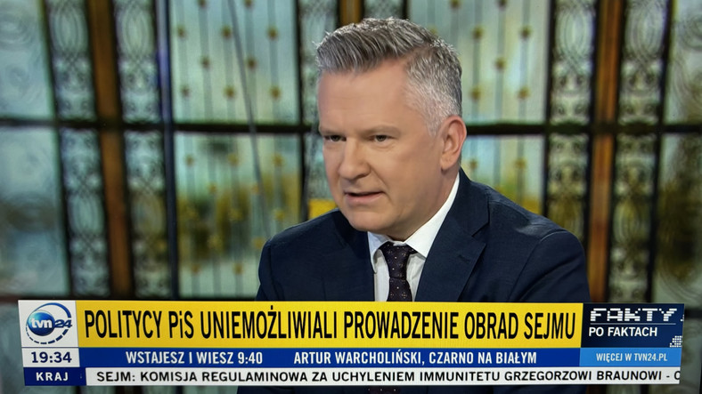 Grzegorz Kajdanowicz w "Faktach po Faktach"