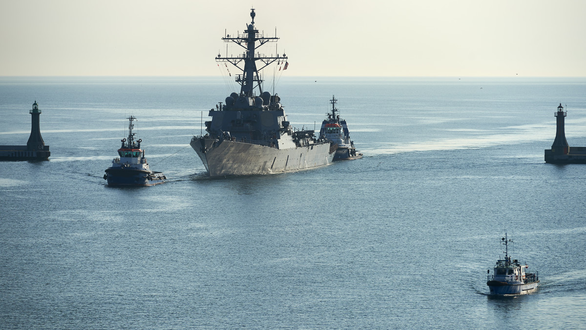 GDYNIA PORT AMERYKAŃSKI NISZCZYCIEL USS DONALD COOK WIZYTA (USS Donald Cook)