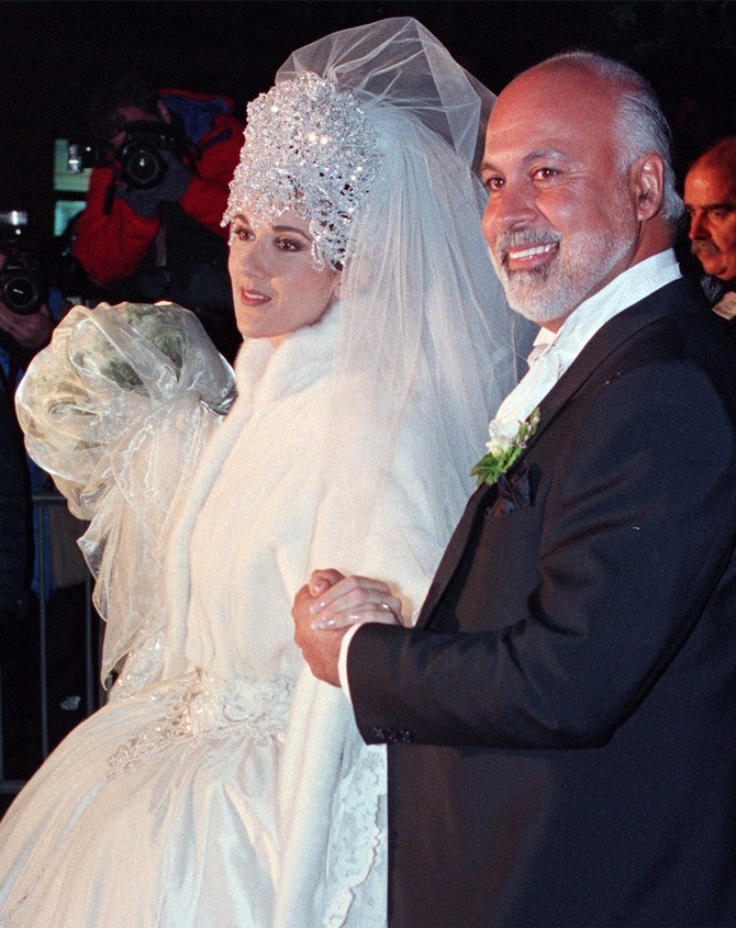 Rene i Selin na venčanju