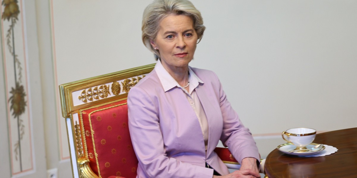 Ursula von Der Leyen podczas wizyty w Polsce.