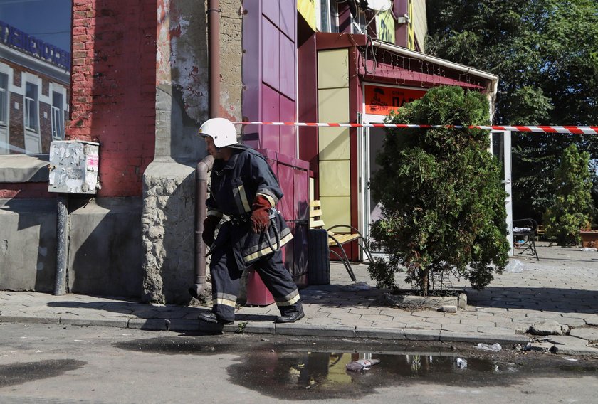 Ukraina: Pożar hotelu w Odessie. Są ofiary i ranni