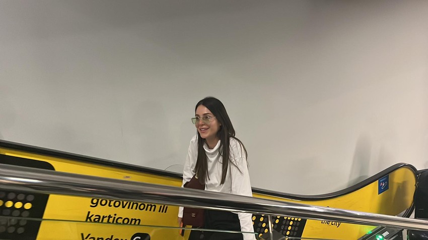 Anastasija Ražnatović i Nemanja Gudelj stigli u Beograd