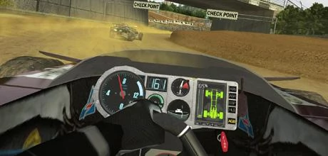Screen z gry "Nitro Stunt Racing"
