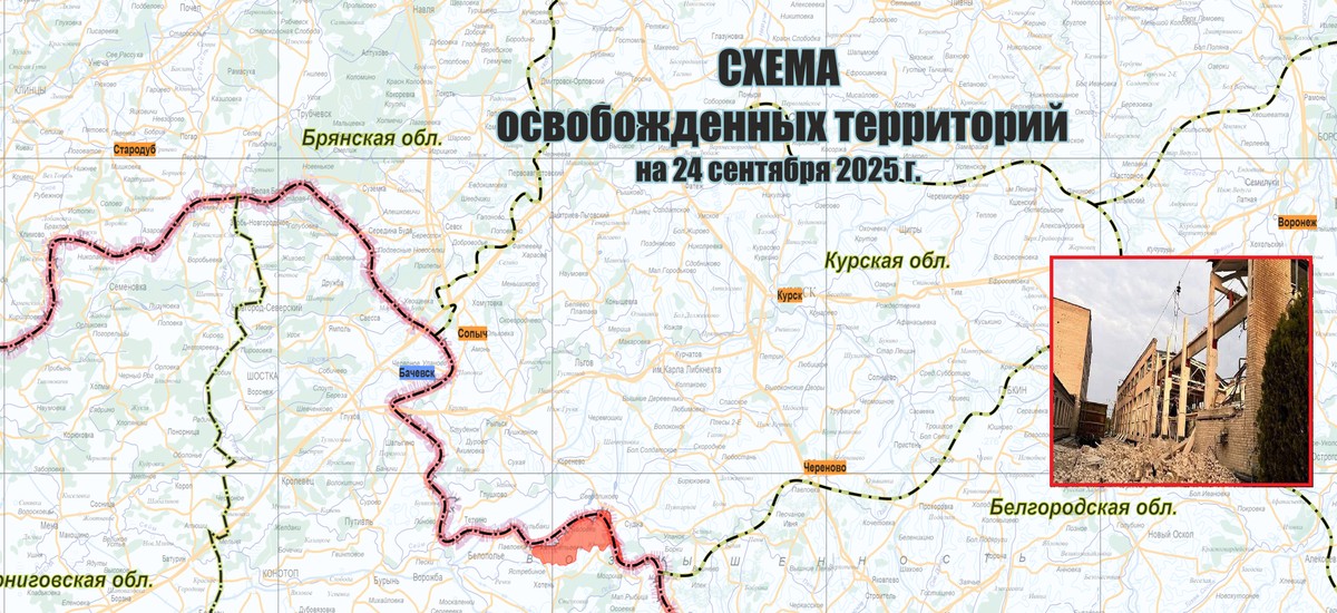 Mapa rosyjskiego MON w żaden sposób nie pokazuje ogromu zniszczeń jakie przynosi wojna.