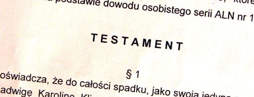 testament, zmiany w prawie, smierć