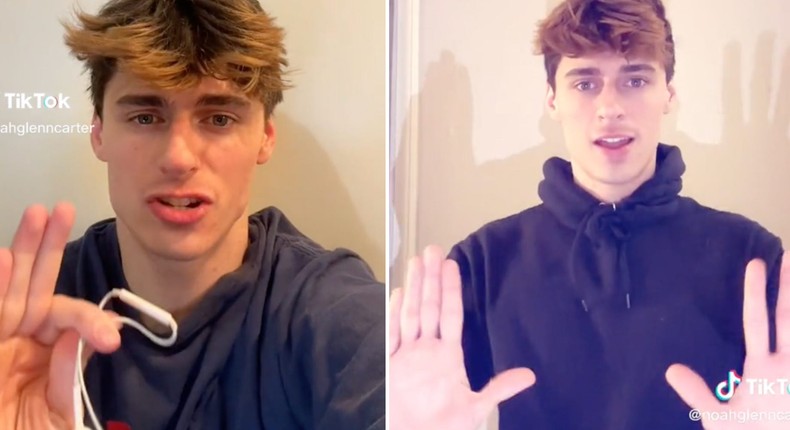 Noah Glenn Carter has 6.9 million TikTok followers.Noah Glenn Carter.