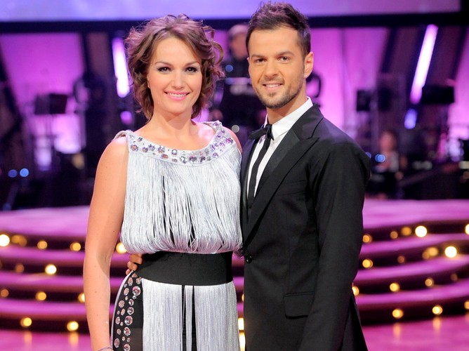 Jagna Marczułajtis i Krzysztof Hulboj