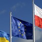 Flag Polski, Unii Europejskiej i Ukrainy