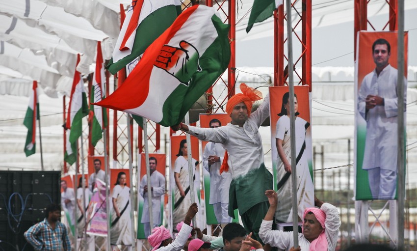 Protest opozicije u Nju Delhiju