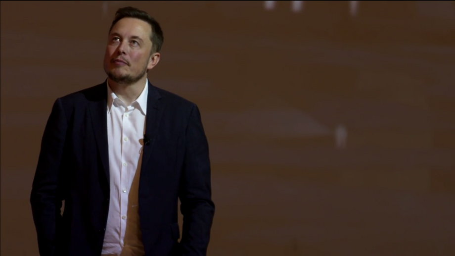Elon na wystąpieniu