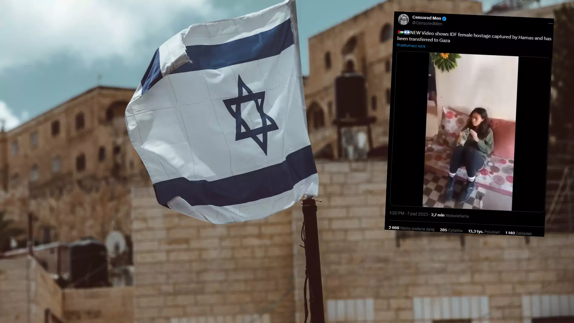 Dziewczyna porwana z festiwalu w Izraelu. Na imprezie zabito 260 osób