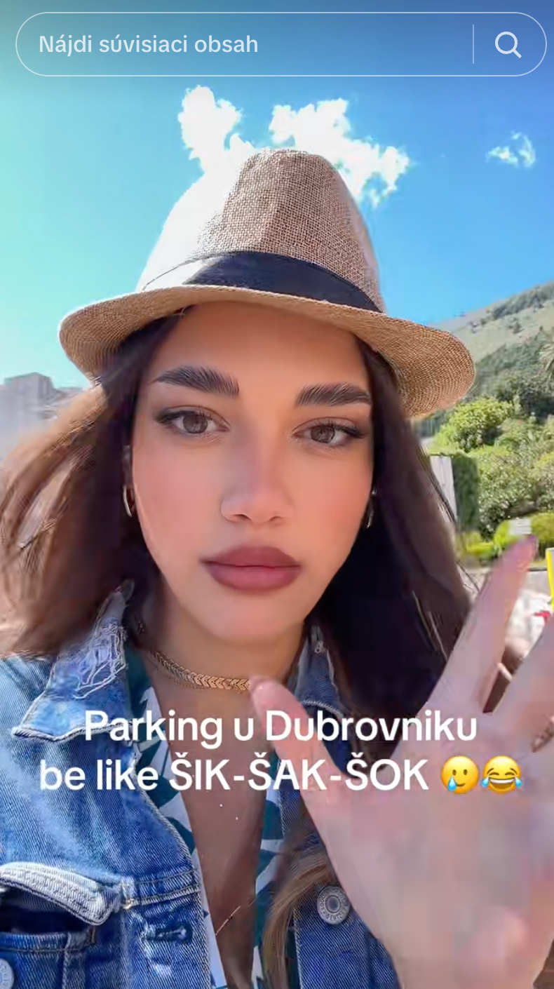 TikTokerka Nedolina ukázala ceny v Dubrovníku.