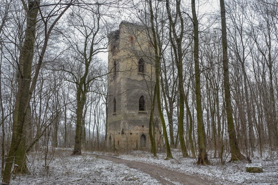 Wieża "Ischl" w Strzelcach Opolskich.