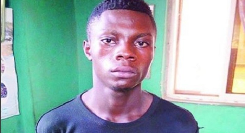 The rapist, Kingsley Ugochukwu