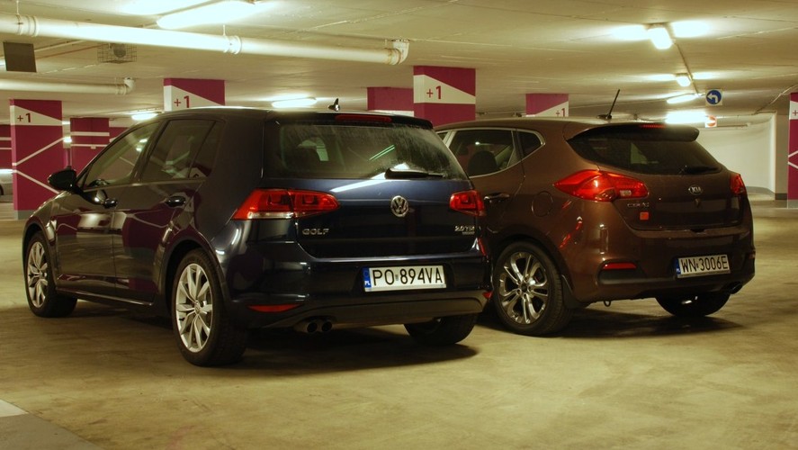 Kia cee'd kontra volkswagen golf
